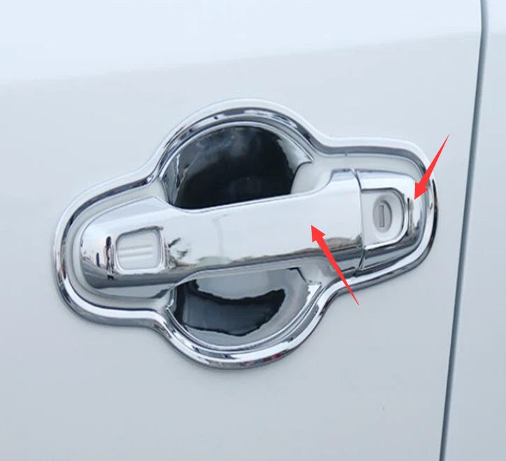 ABS Chrome Front Door Handle Outside Cover Trim for Toyota C-HR (2018-2023)