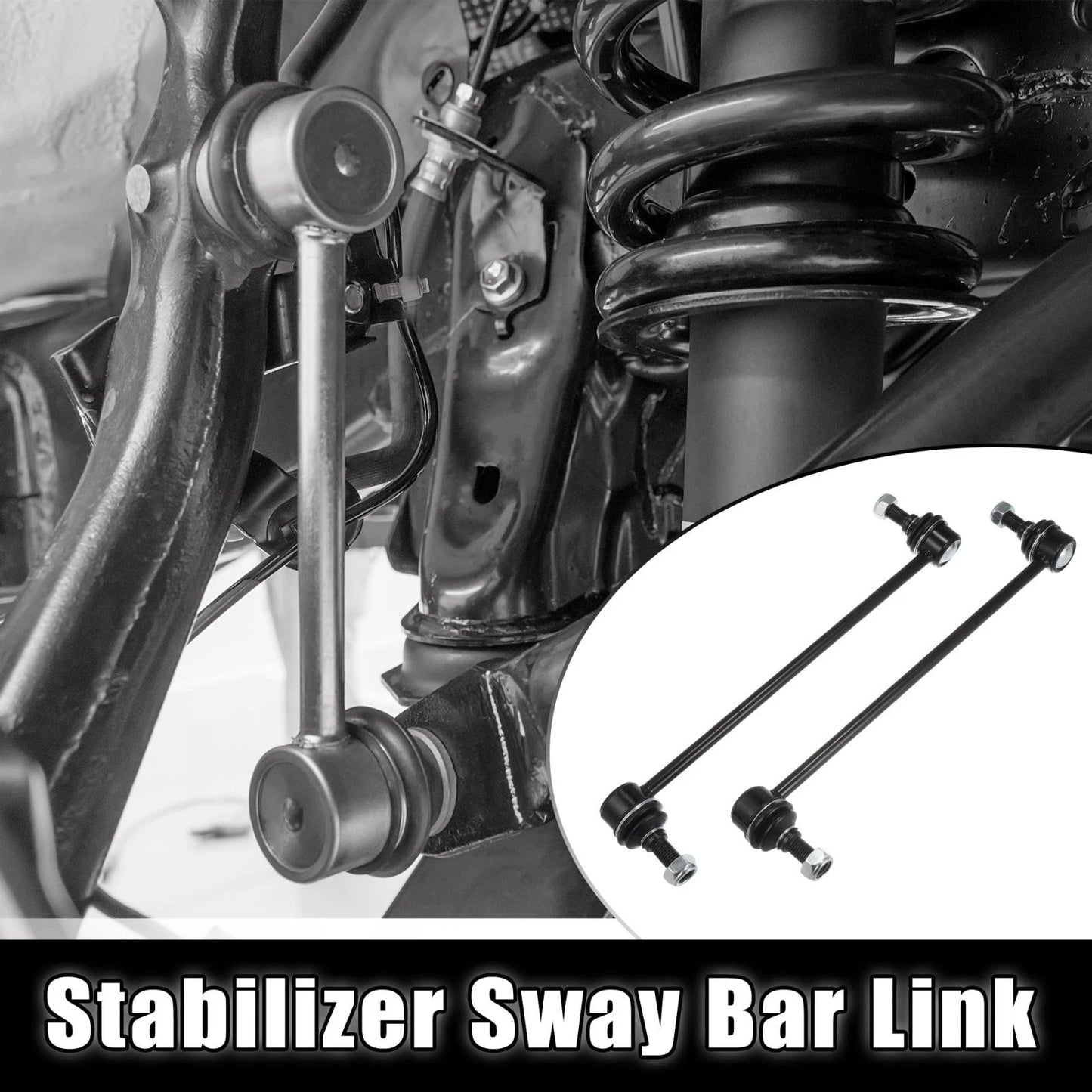 2 x Front Stabilizer Sway Bar Links for Toyota Sienna (2011–2019)
