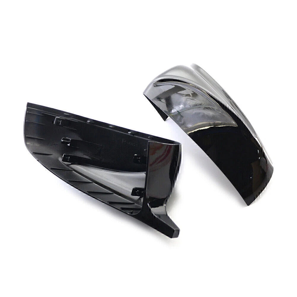 ABS Black Rear View Mirror Cover Trim for BMW X5 X6 (2007-2013)