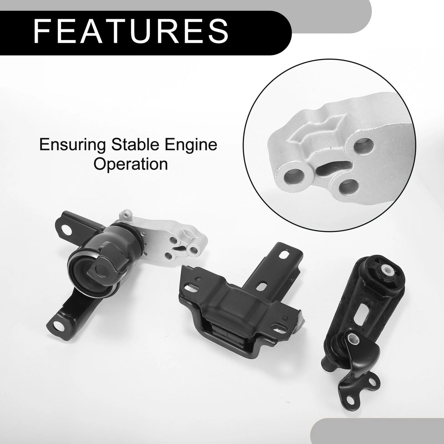 Engine Motor Trans Mount Set for Mazda 2 1.5L (2011-2013)