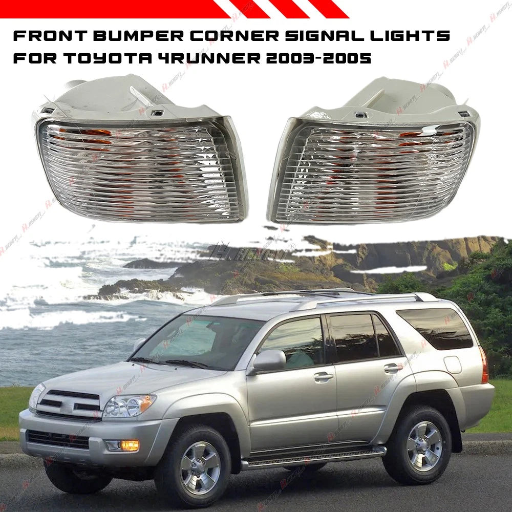 Corner Parking Turn Signal Lights Lamp Pair for Toyota 4Runner (2003–2005)