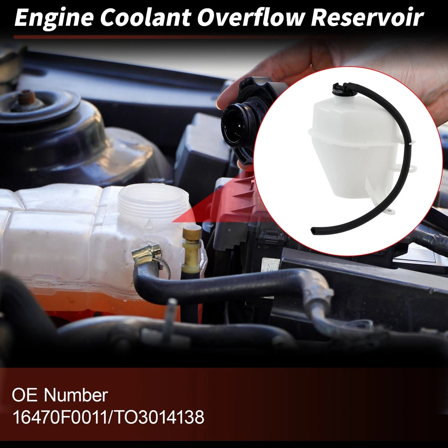 Coolant Expansion Reservoir Tank 2.5L L4 for Toyota Camry (2018–2025)