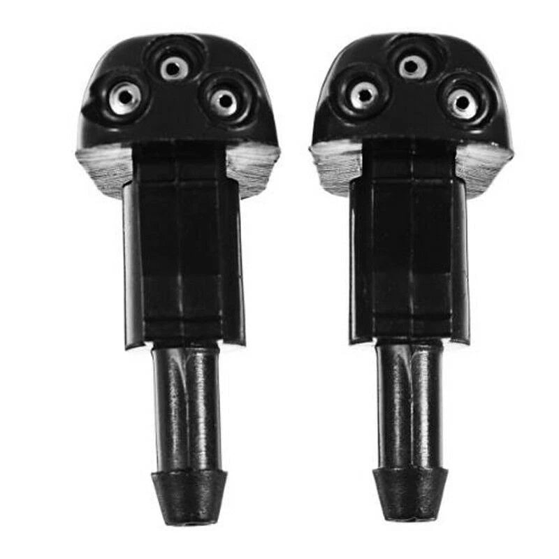 2 x Washer Jet Nozzle Front Windshield Fluid Spray for Most Vehicles