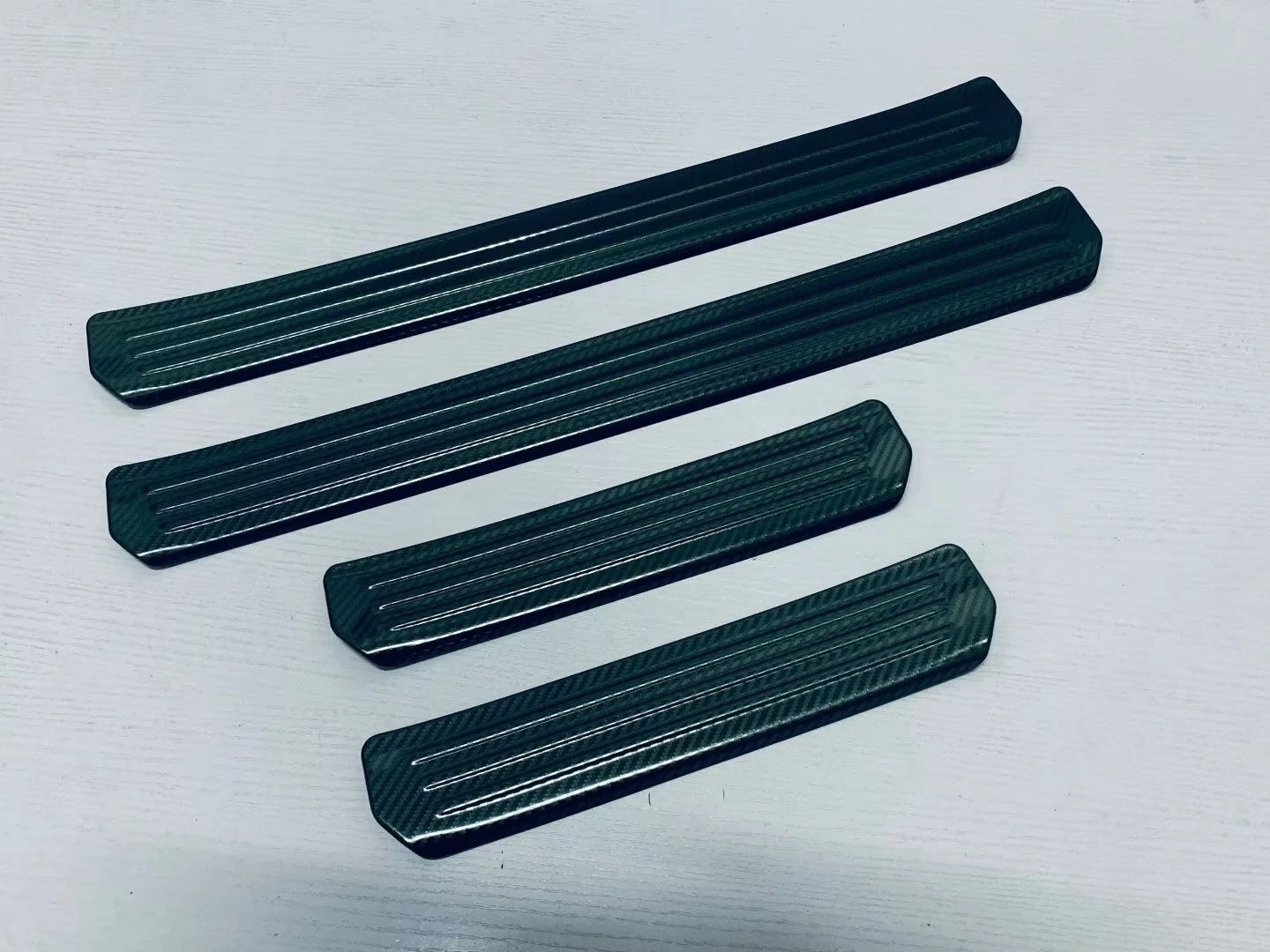 Steel Fiber Outer Door Sill Scuff Plate Cover for 2023-2024 Mazda CX-50