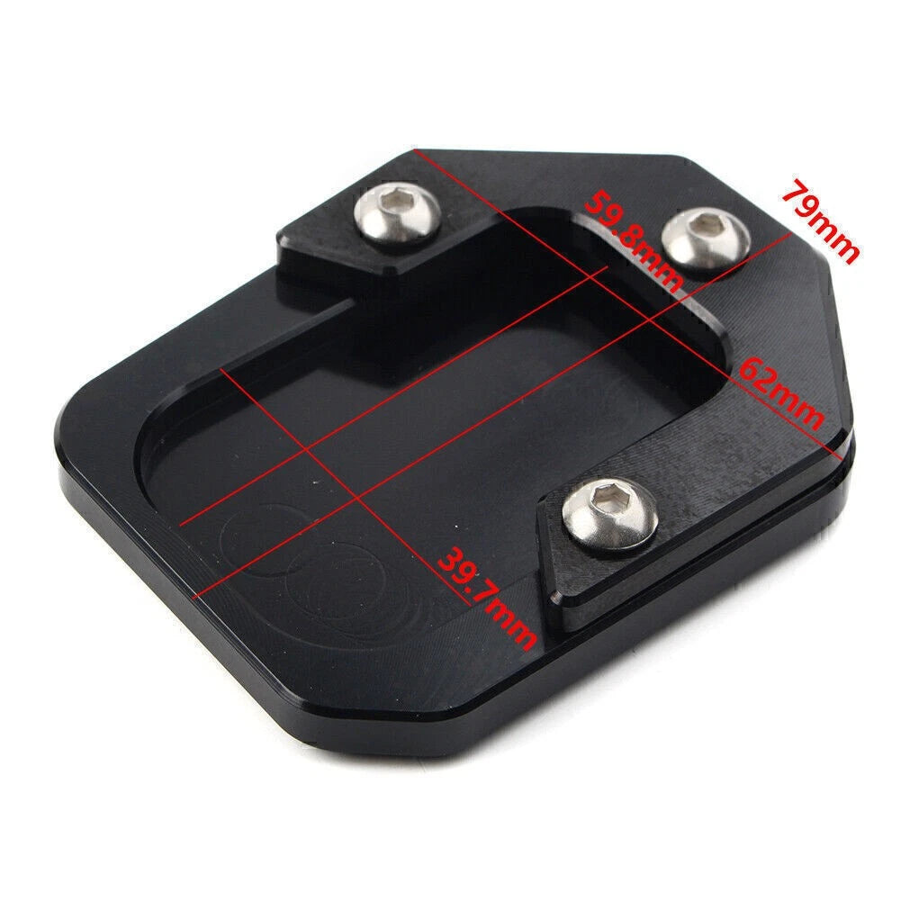 Kickstand Enlarge Plate Pad for BMW C400X, C400GT (2018-2021) Black