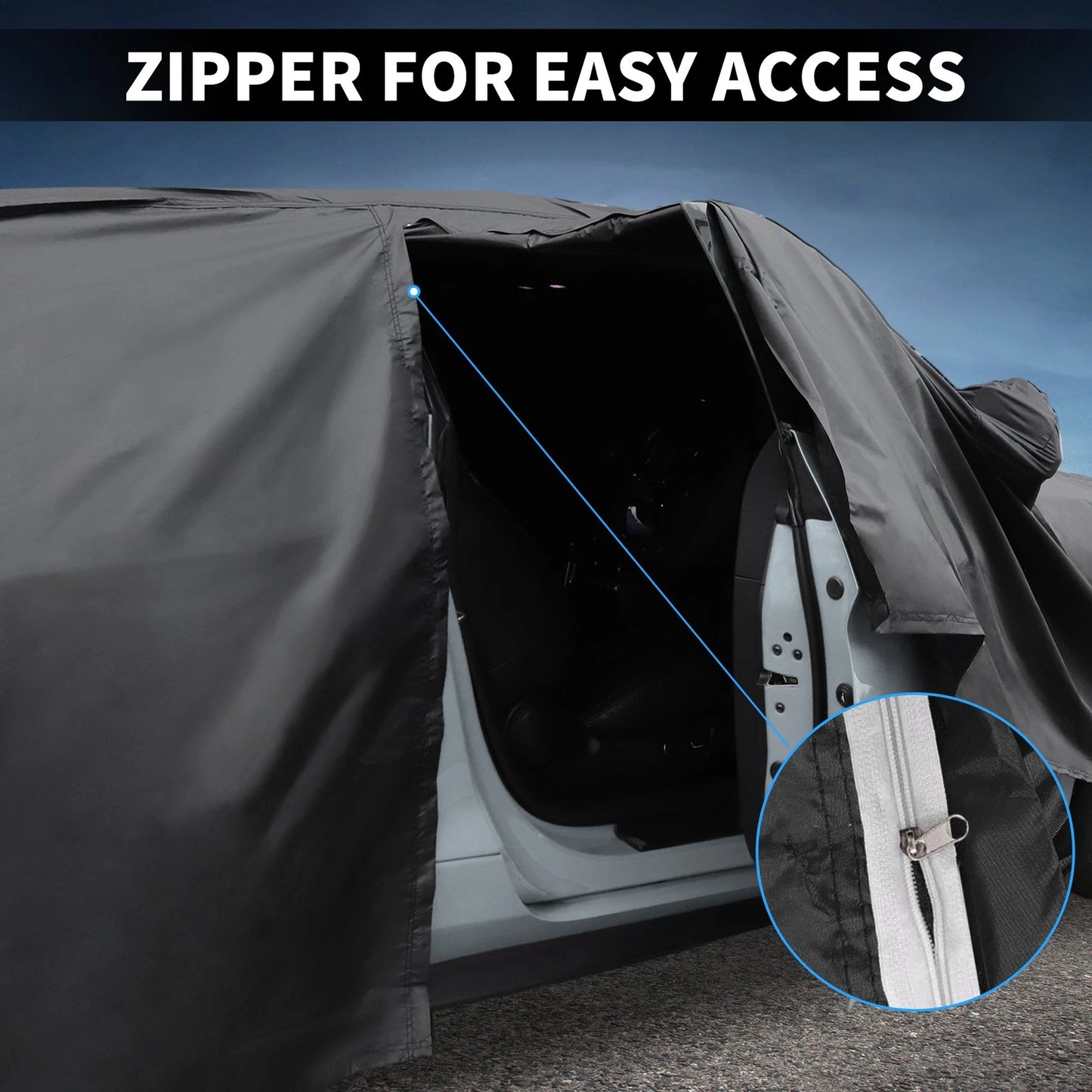 Waterproof Car Cover for Mini Hatch 2001-2006 ( Zipper)