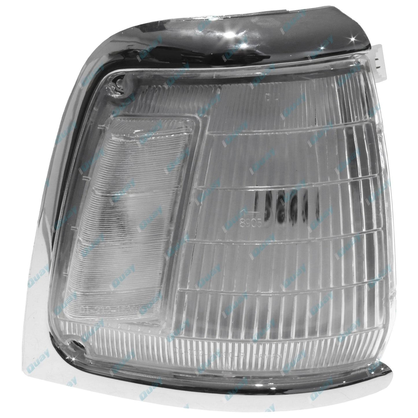 RH Chrome Corner Light W/ Clear Hump for Toyota Hilux LN85 RN85 4cyl 2.4L 91-97