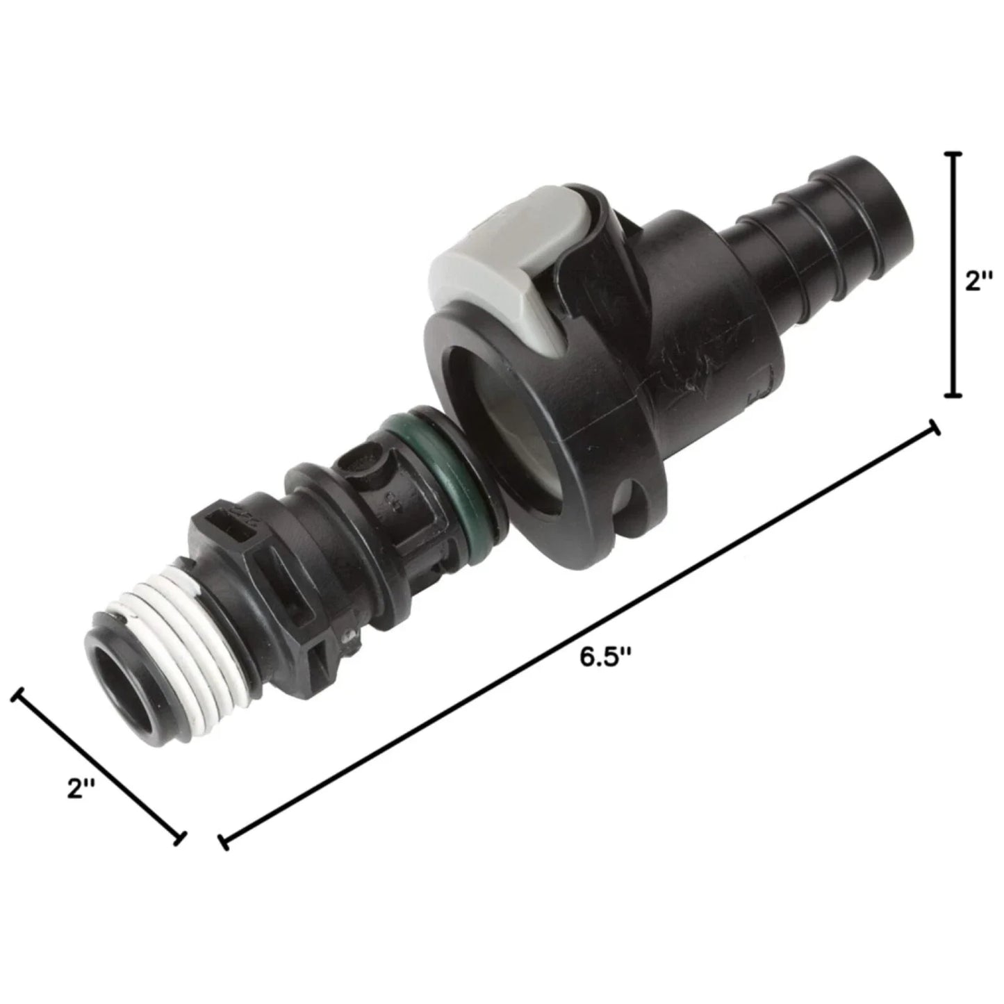 Sprayless Connector Kit for Attwood Universal Models - 2 Pcs