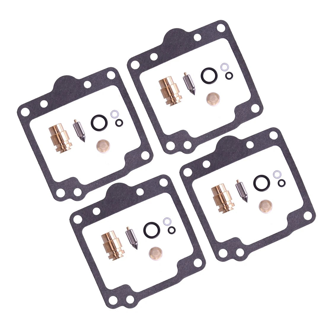 Set of 4 Carburetor Repair Kits for Suzuki GR650 GS1000 GS1100G GS450E (1979-1983)