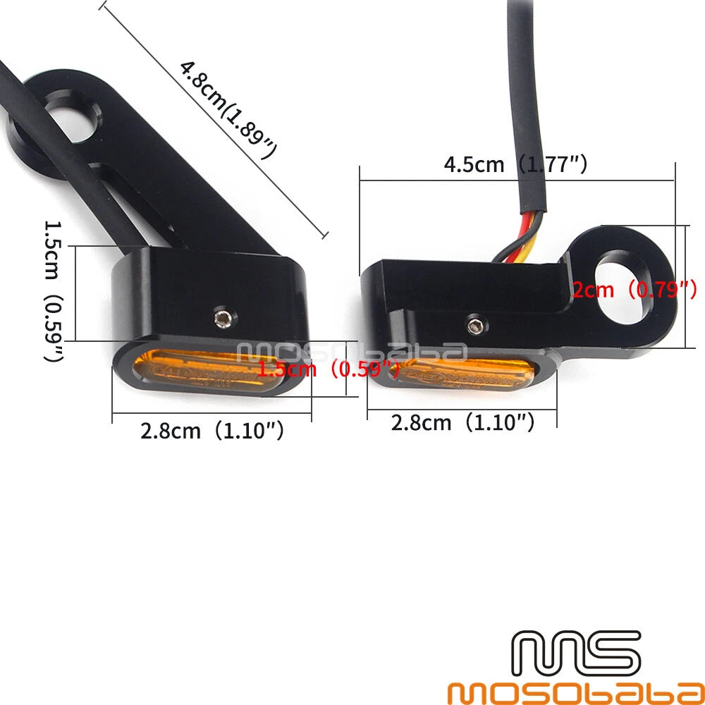 LED Turn Signal Lights for Harley Softail Dyna Touring