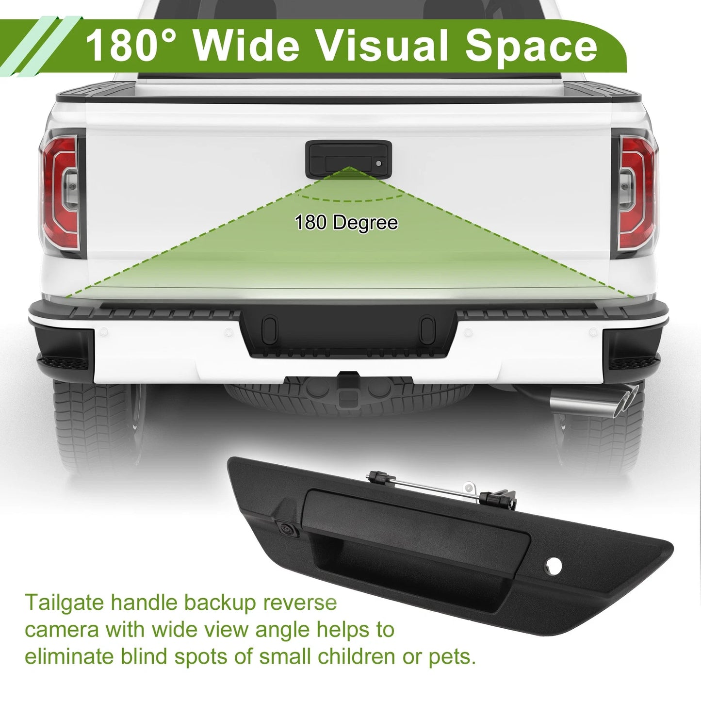Tailgate Handle Backup Camera for Toyota Hilux (2005-2023)