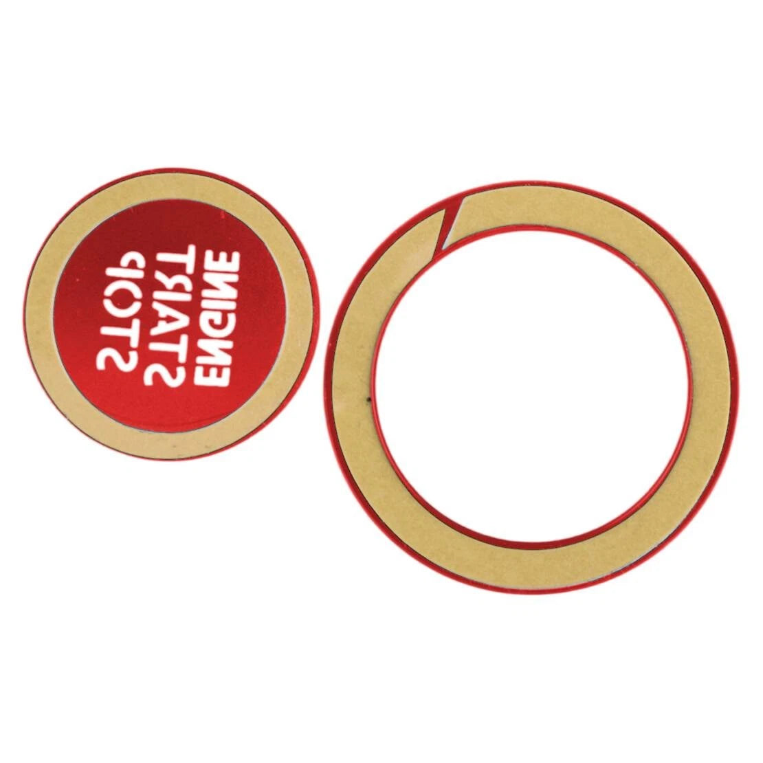 Red Engine Start Stop Button Trim Cover Cap Ring for Subaru