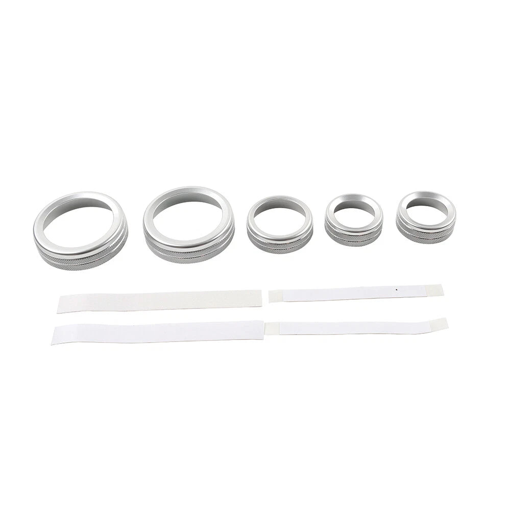AC Headlight Switch Knob Ring for Ford Maverick (2022-2023) Silver