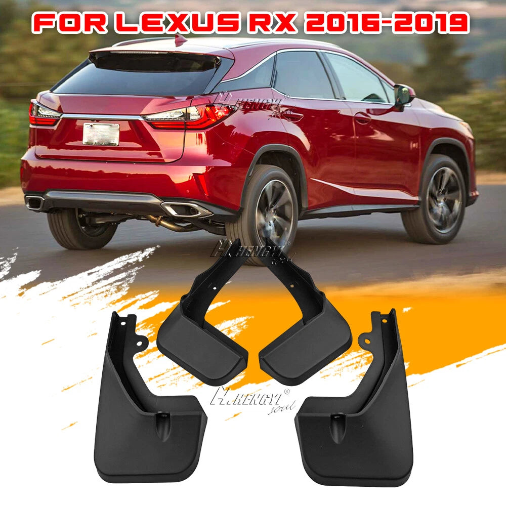 Car Mud Flaps Splash Guards Fender Mudguard for Lexus RX 350 (2016–2019)