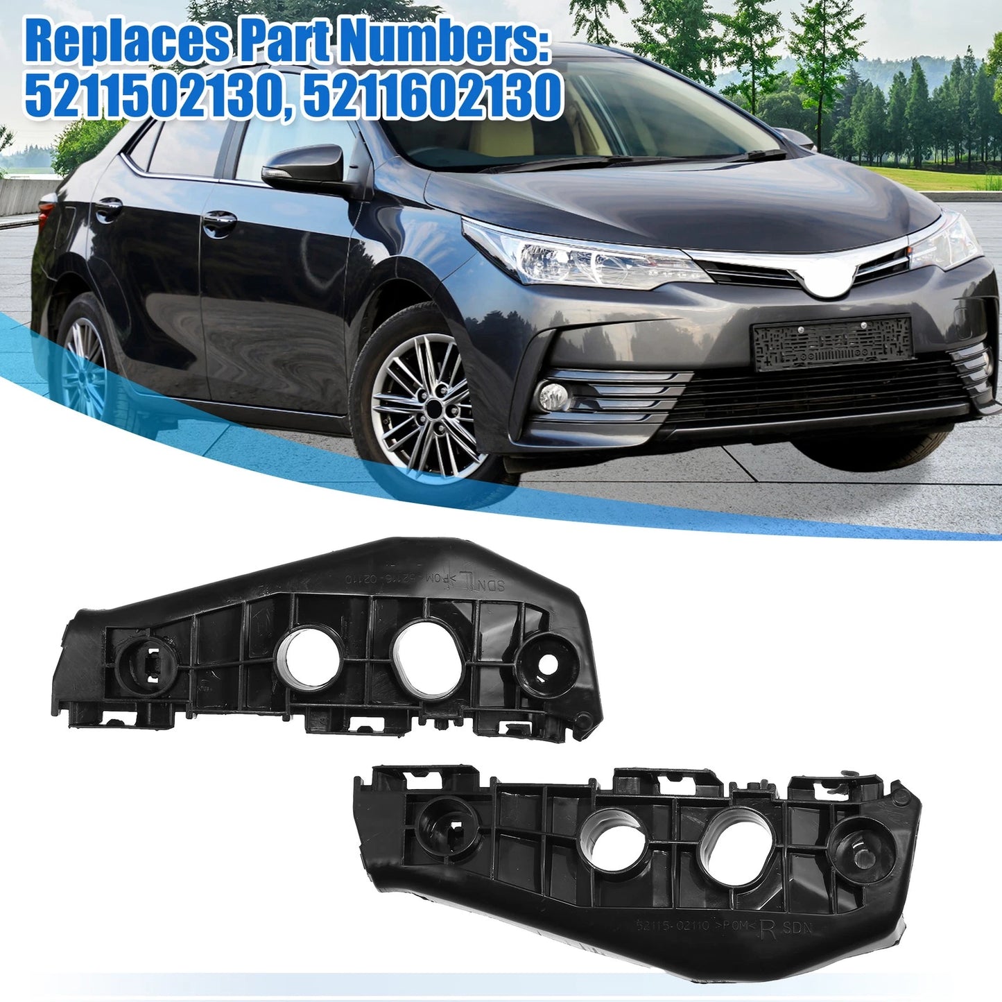 Front Bumper Mounting Support Bracket for Toyota Corolla (2009-2011)