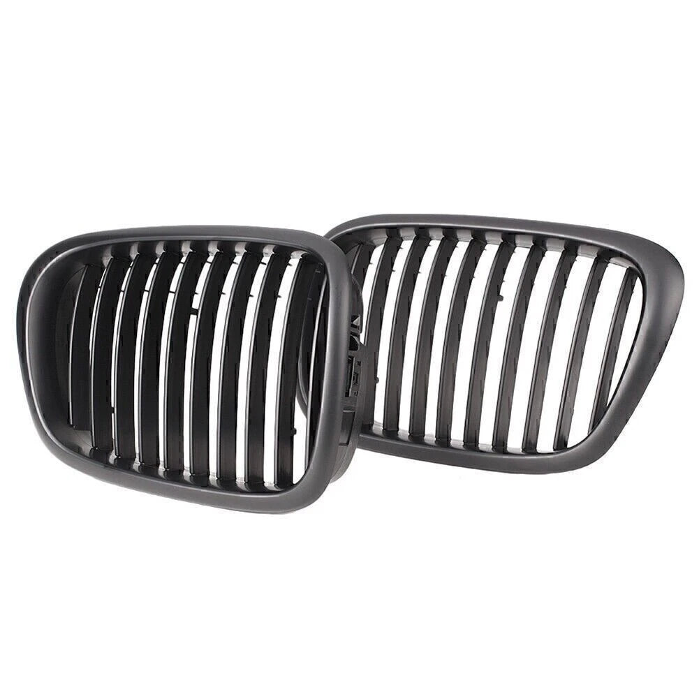 Bumper Grill Mesh Grille for BMW E39 525 528 530 535 M5 (2000-2003) Black