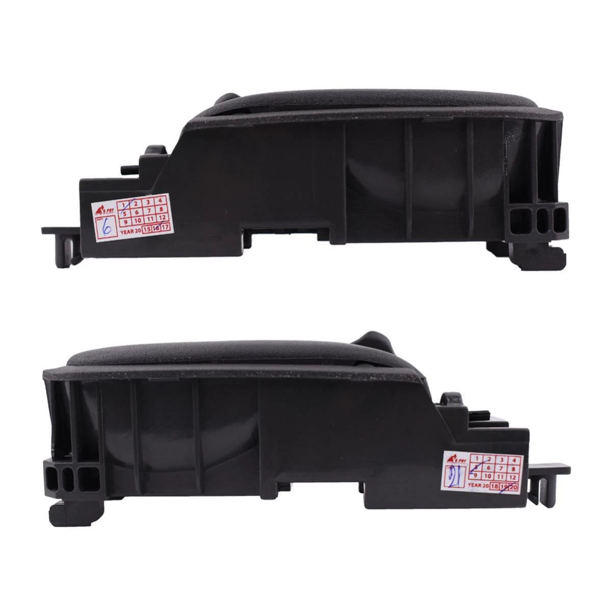 LH+RH Interior Door Handles Dark Gray Fits Toyota Hilux Vigo Kun26 SR5 2005-2015