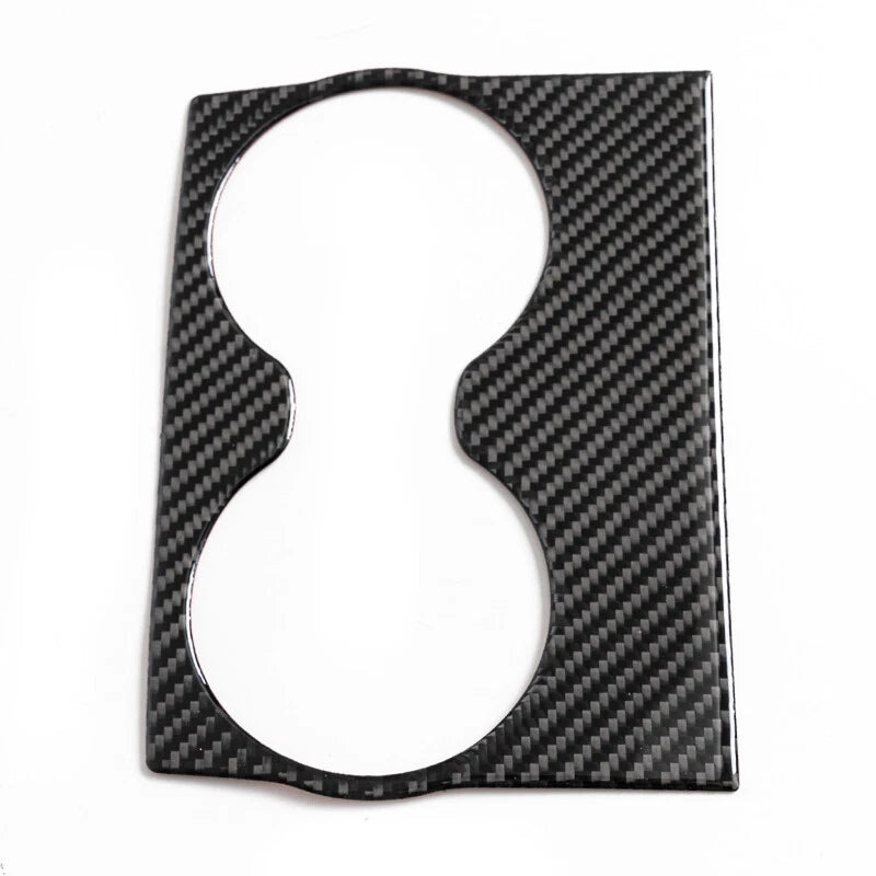 Carbon Fiber Rear Water Cup Holder Trim for Dodge Charger (2015-2020)