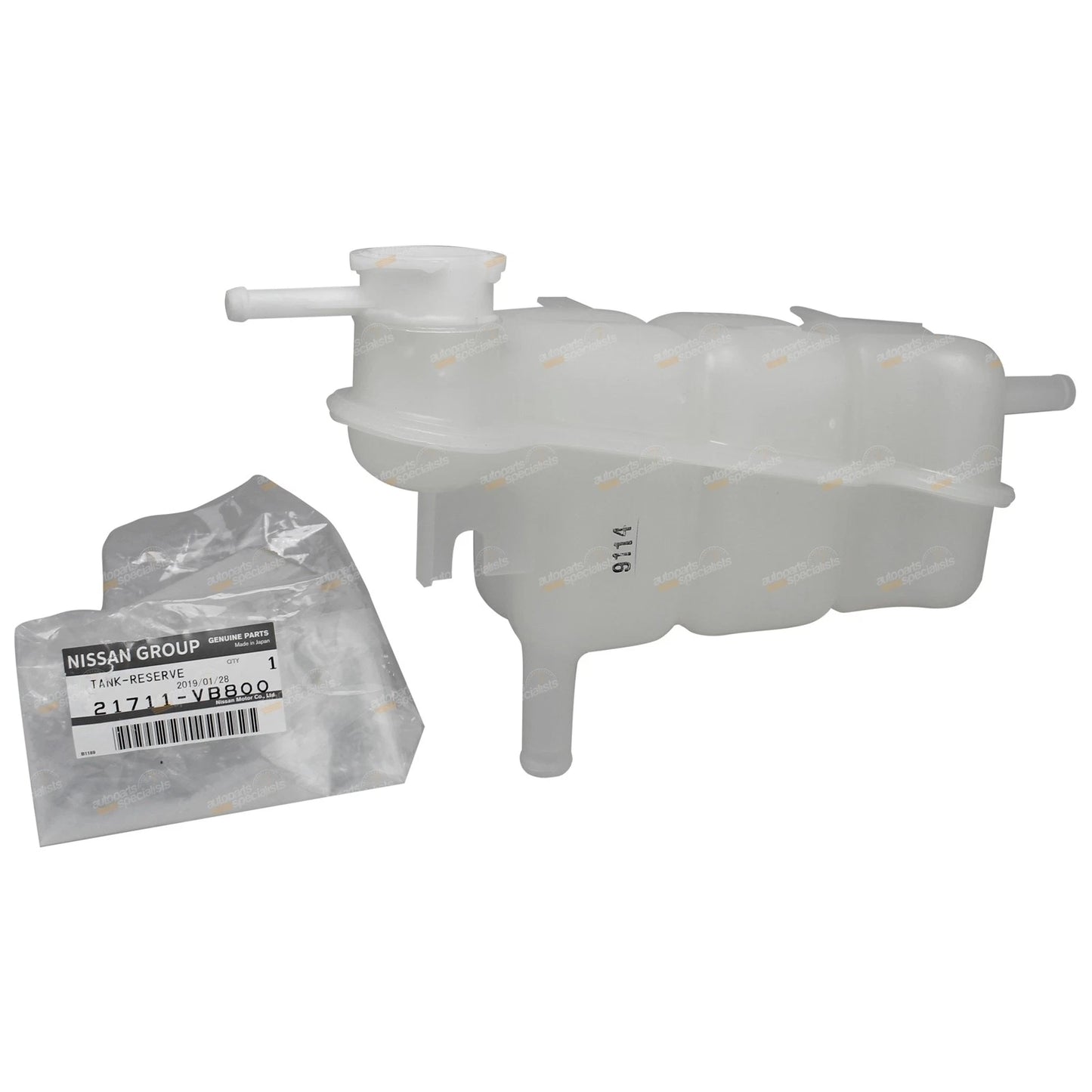 Top Radiator Overflow Bottle Tank for Nissan Patrol GU Y61 ZD30 TD42TI