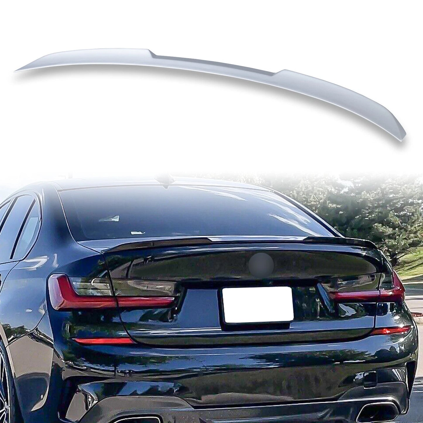 G80 M3 Style ABS Boot Spoiler for BMW 3 Series G20 (2019-2023)