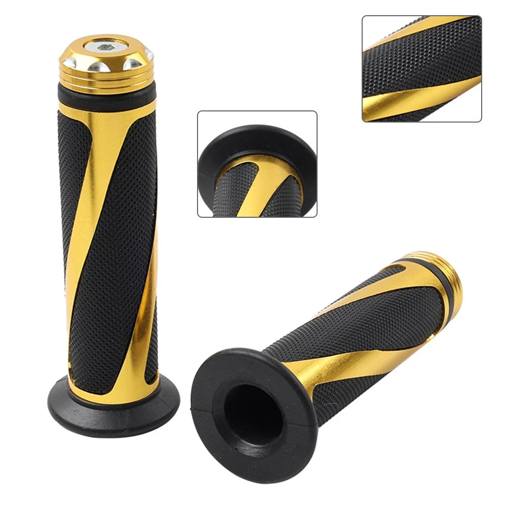 7/8" Yellow Rubber Gel Hand Grips for Yamaha MX ATV Dirt Bike
