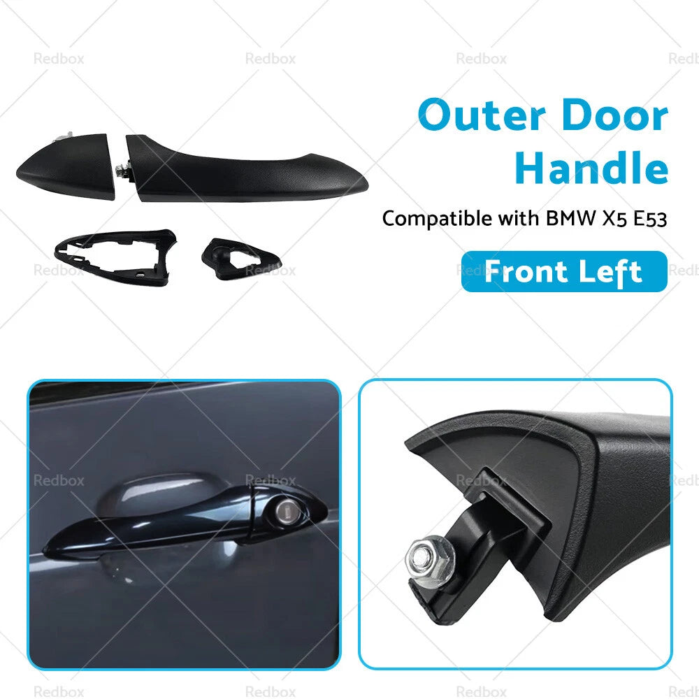 Front Left Outer Door Handle for BMW X5 E53 (2000-2006)