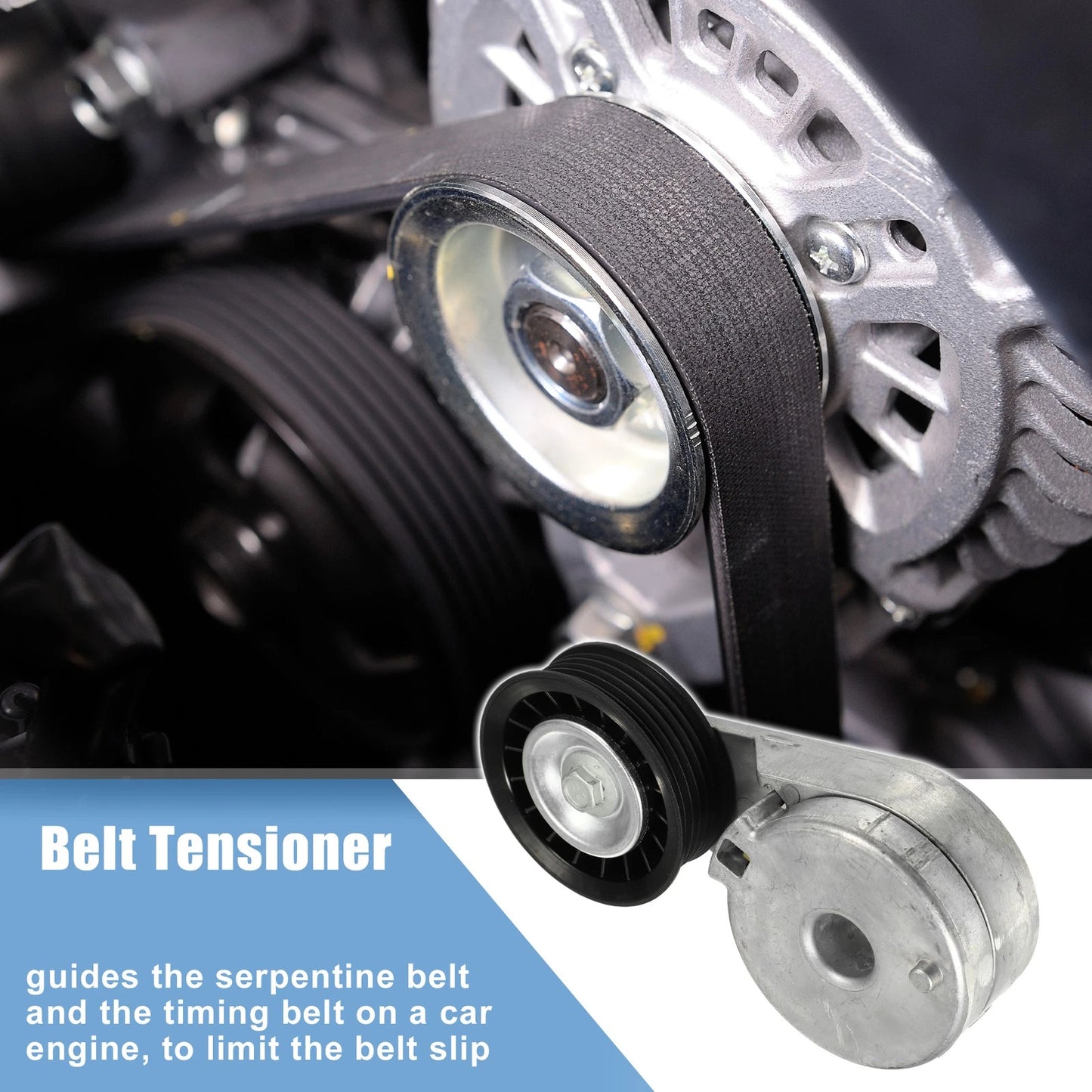 Engine Drive Belt Tensioner with Pulley for Buick Rendezvous (2002–2007)