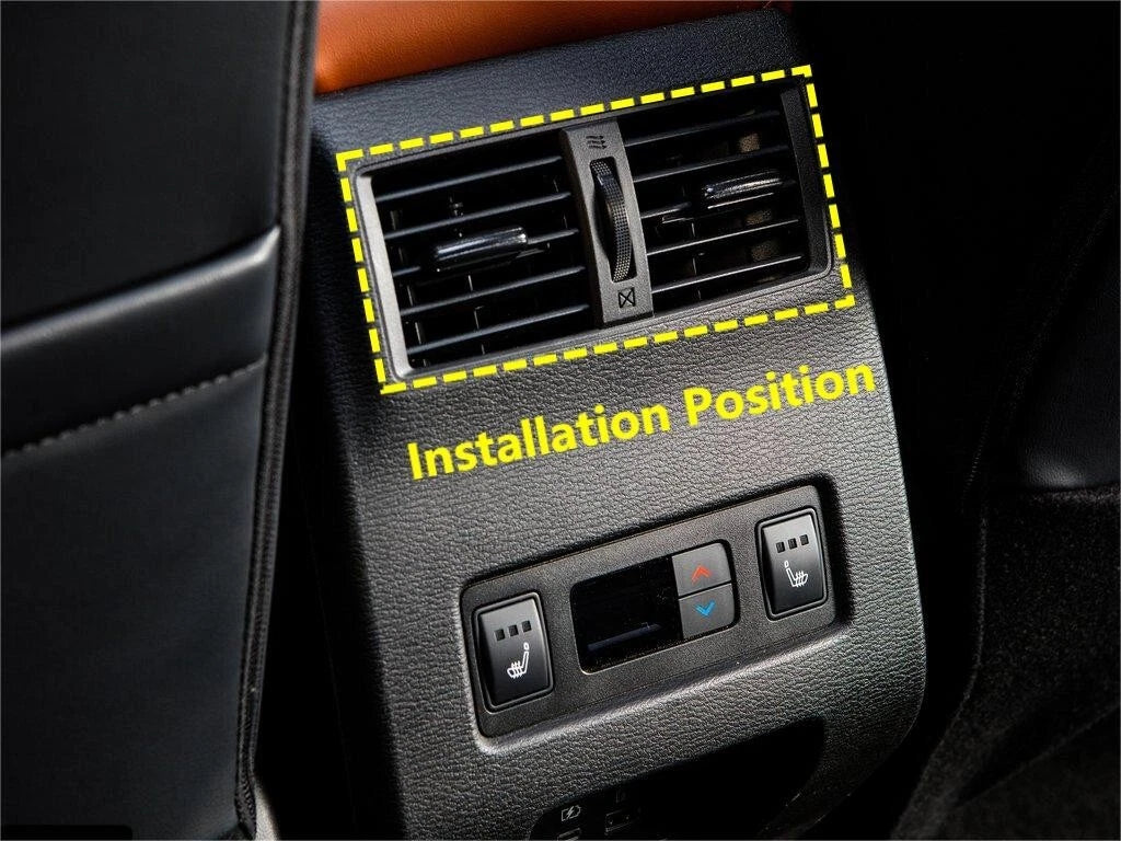 Rear Air Vent Outlet Cover Trim for Mitsubishi Outlander 2022-2025 ABS Matte