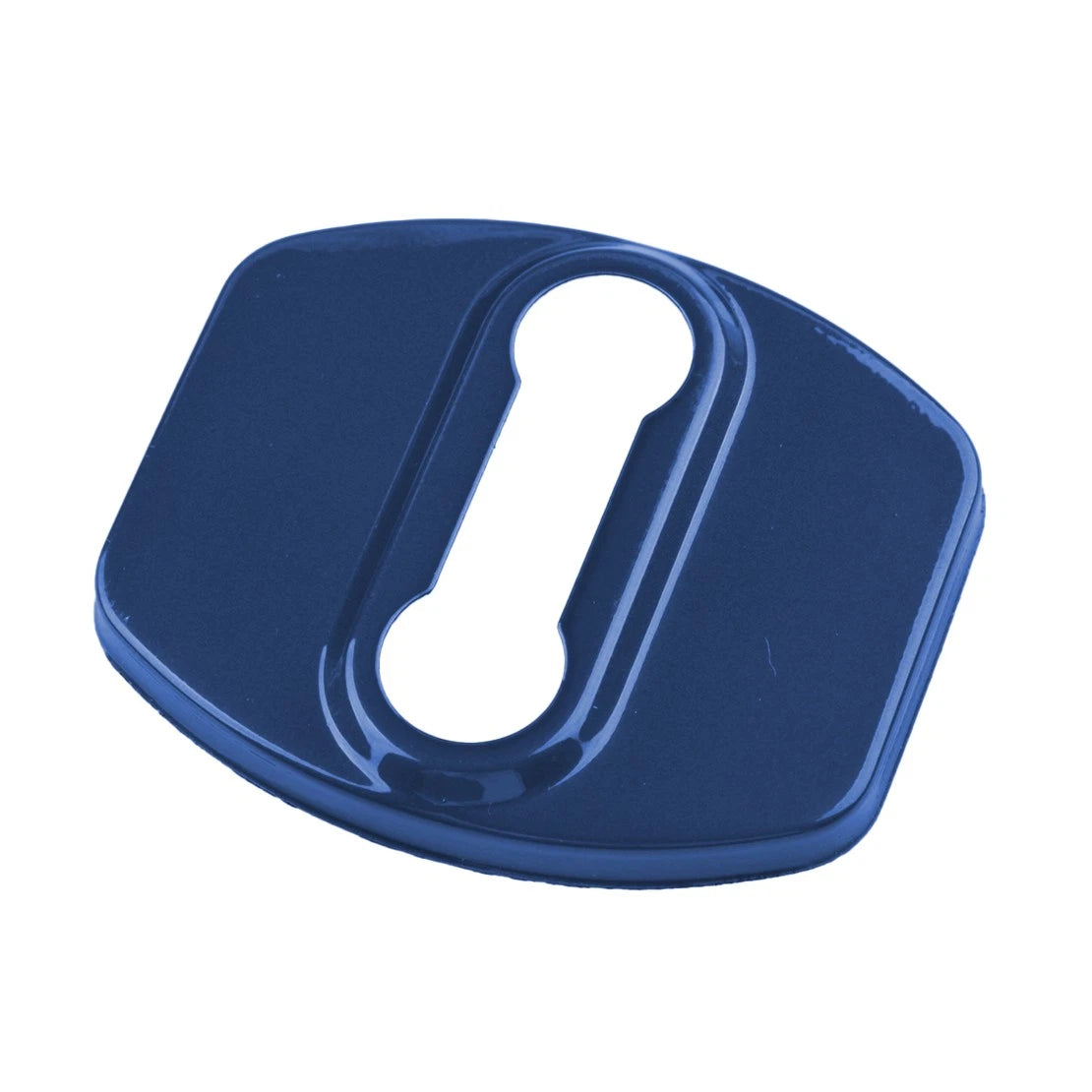 4 x Blue Stainless Steel Door Lock Protector Covers for Kia Hyundai Elantra