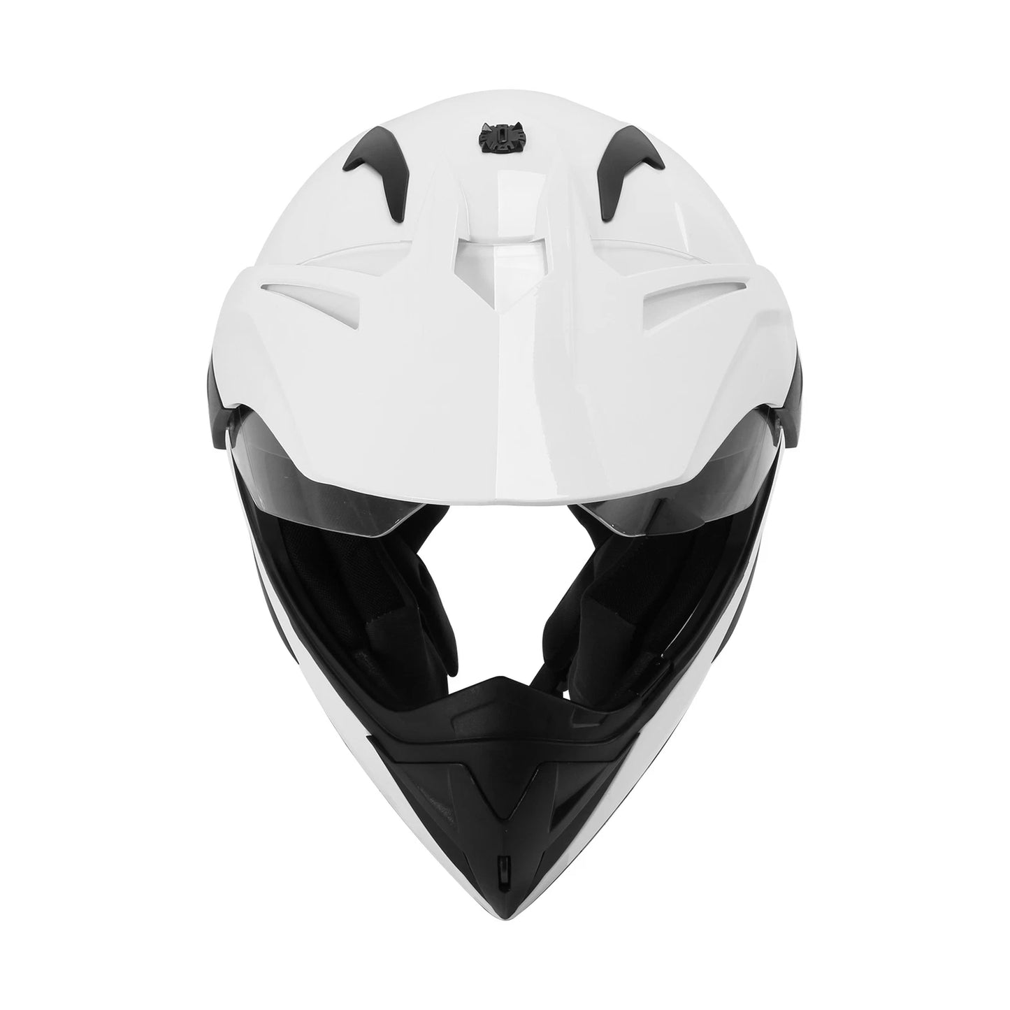 Full Face Adult Helmet for Motorcycle ATV Dirt Bike Off Road White (M-XXL)