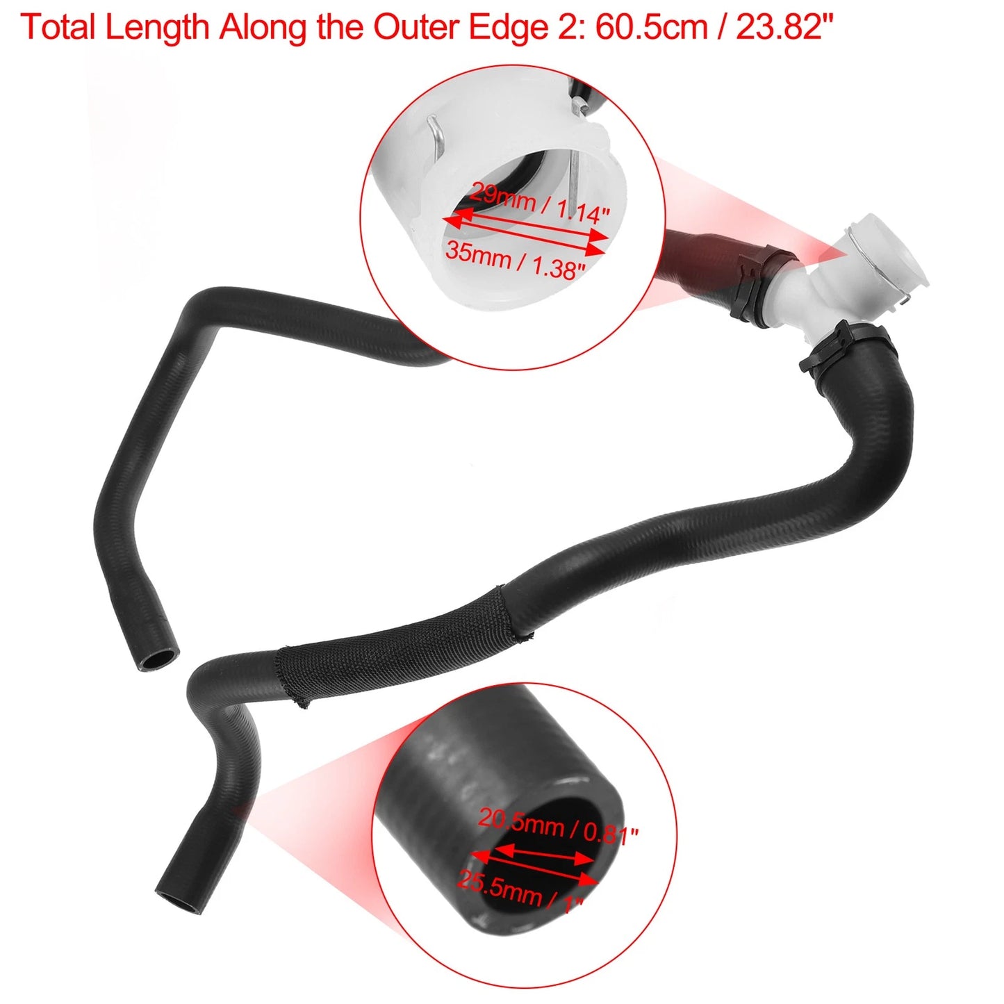 1 x Set Engine Radiator Coolant Heater Hose for Chevrolet Cruze 1.4L