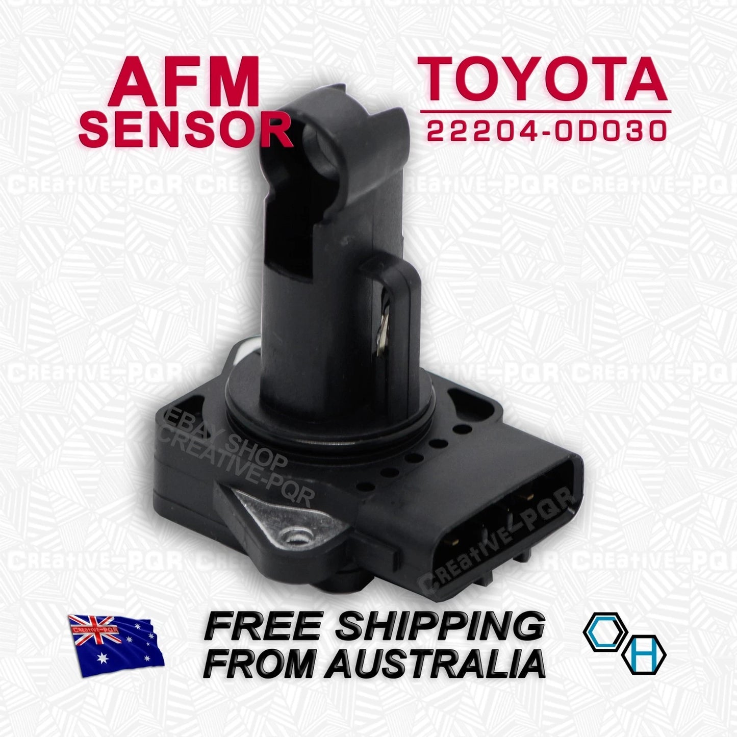 MAF Mass Air Flow Sensor for Toyota Hilux, RAV4, Lexus ES300, LS430, GS300 (1995-2005)