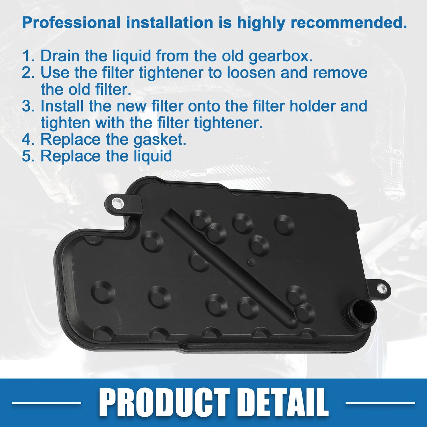 Oil Pan Gasket & Transmission Filter for Mitsubishi Montero (1992-2000)