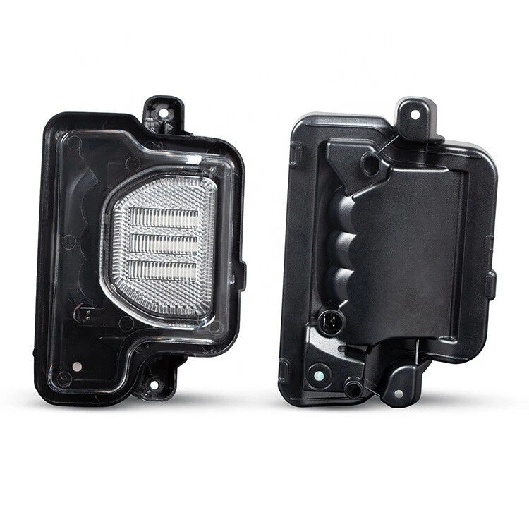 2x Clear Side Mirror Turn Signal Light for Jeep Wrangler JL (2018–2024)
