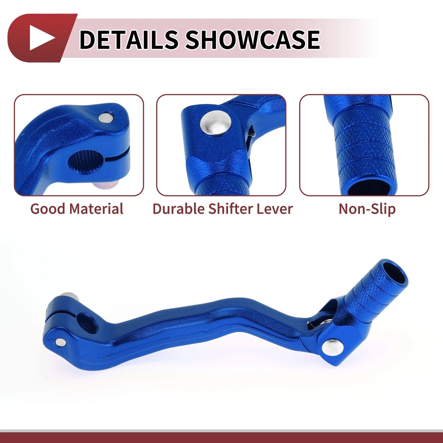Folding Motorcycle Gear Shifter Lever for Bosuer M4 Blue