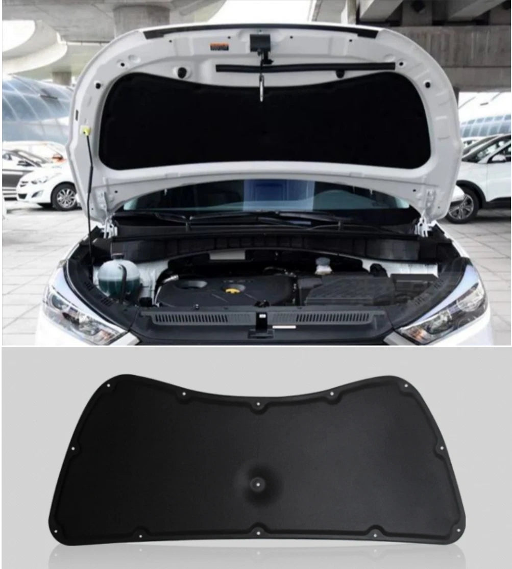 Grille Engine Hood Insulation Pad Heat Shield for Hyundai Tucson (2016–2018)