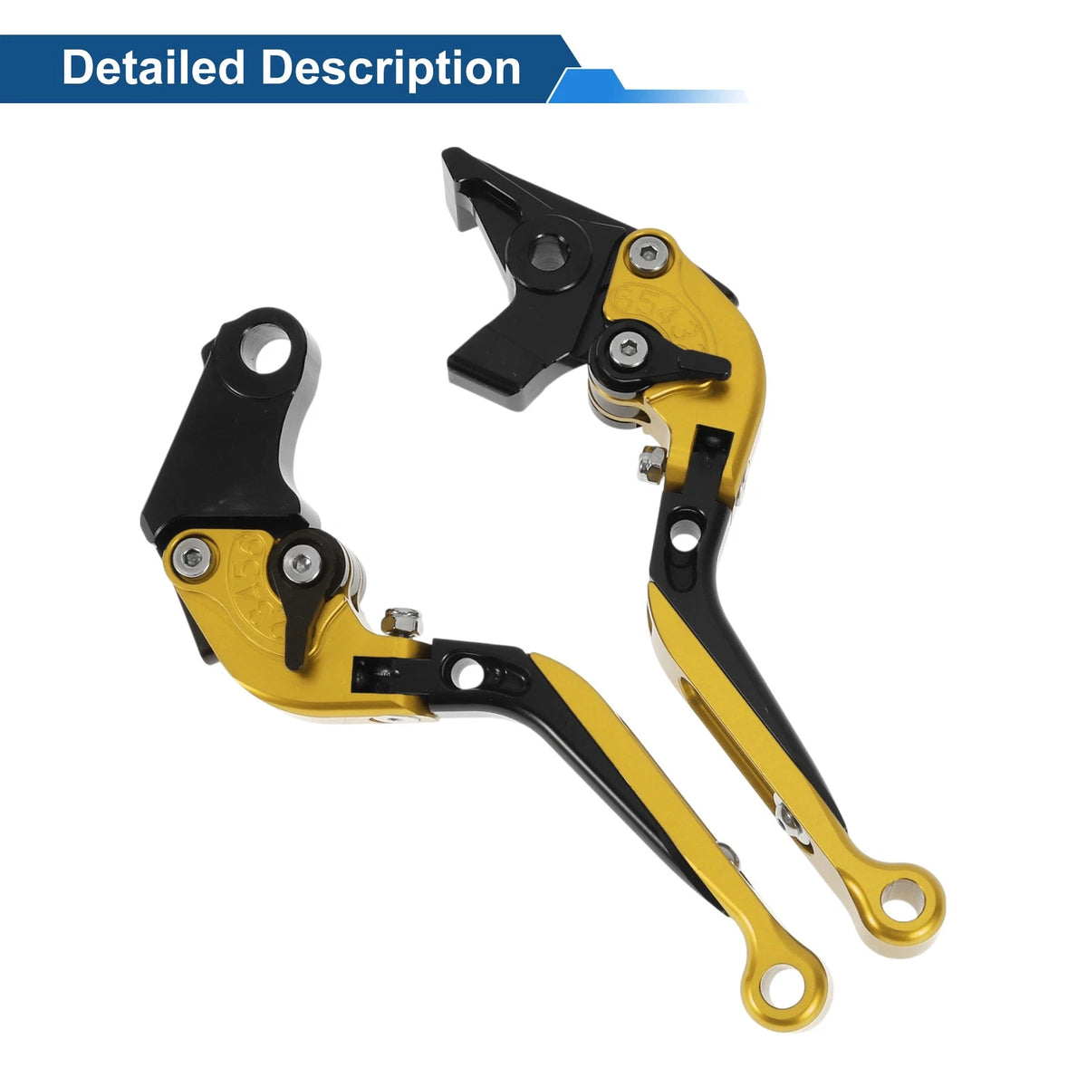 Adjustable Brake Clutch Levers for Honda X11 (1999-2002) Gold Black