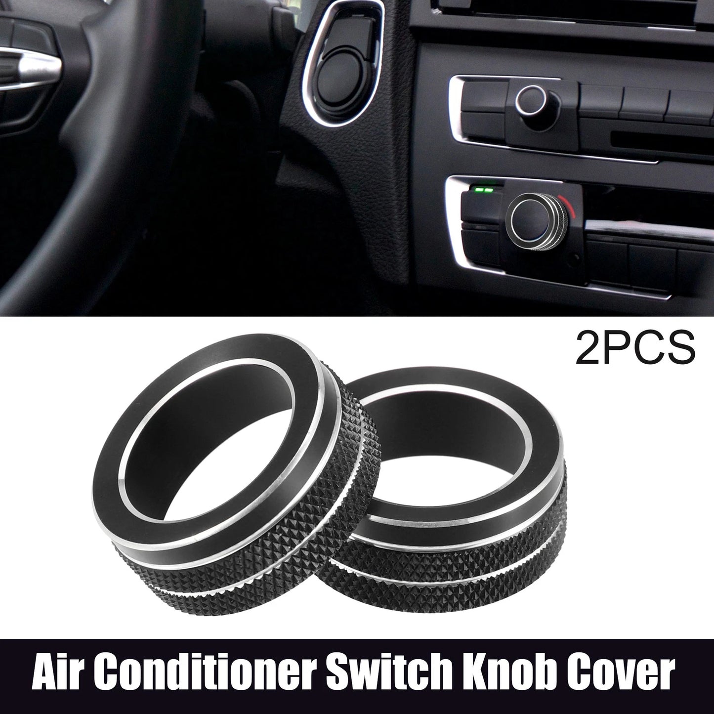 Car Air Conditioner Switch Knob Covers for Toyota Yaris (2010-2017)