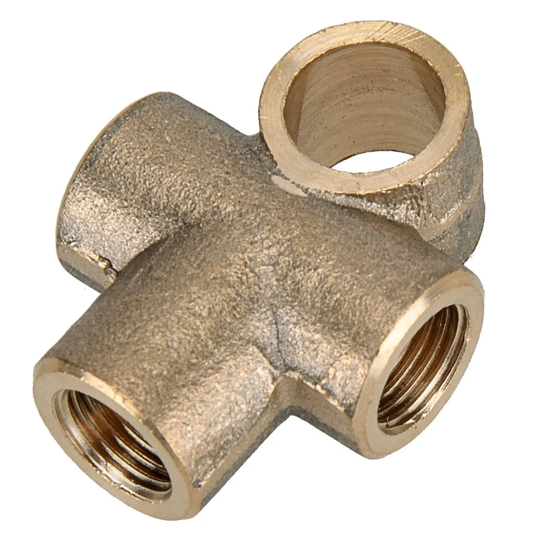 5 x Brake Line Pipe Brass T 3-Way Female Thread Distributor for Metric Vehicles