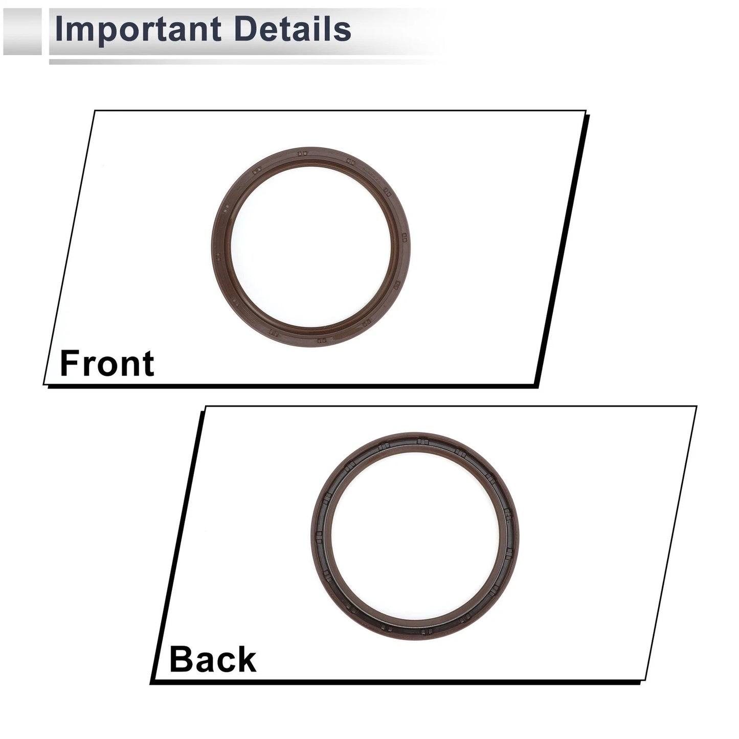 1 Pc Rear Crankshaft Oil Seal for Hyundai Sonata Kia Main Seal
