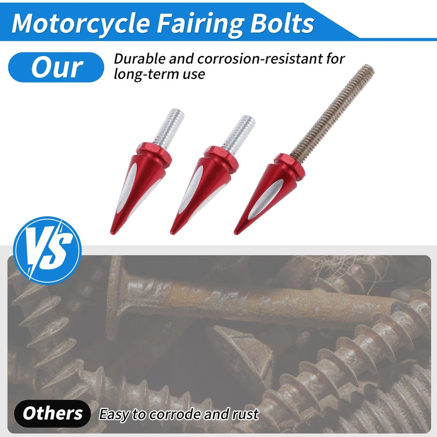 Windshield Bolts for Harley Davidson Touring Street Glide/Street Glide Red
