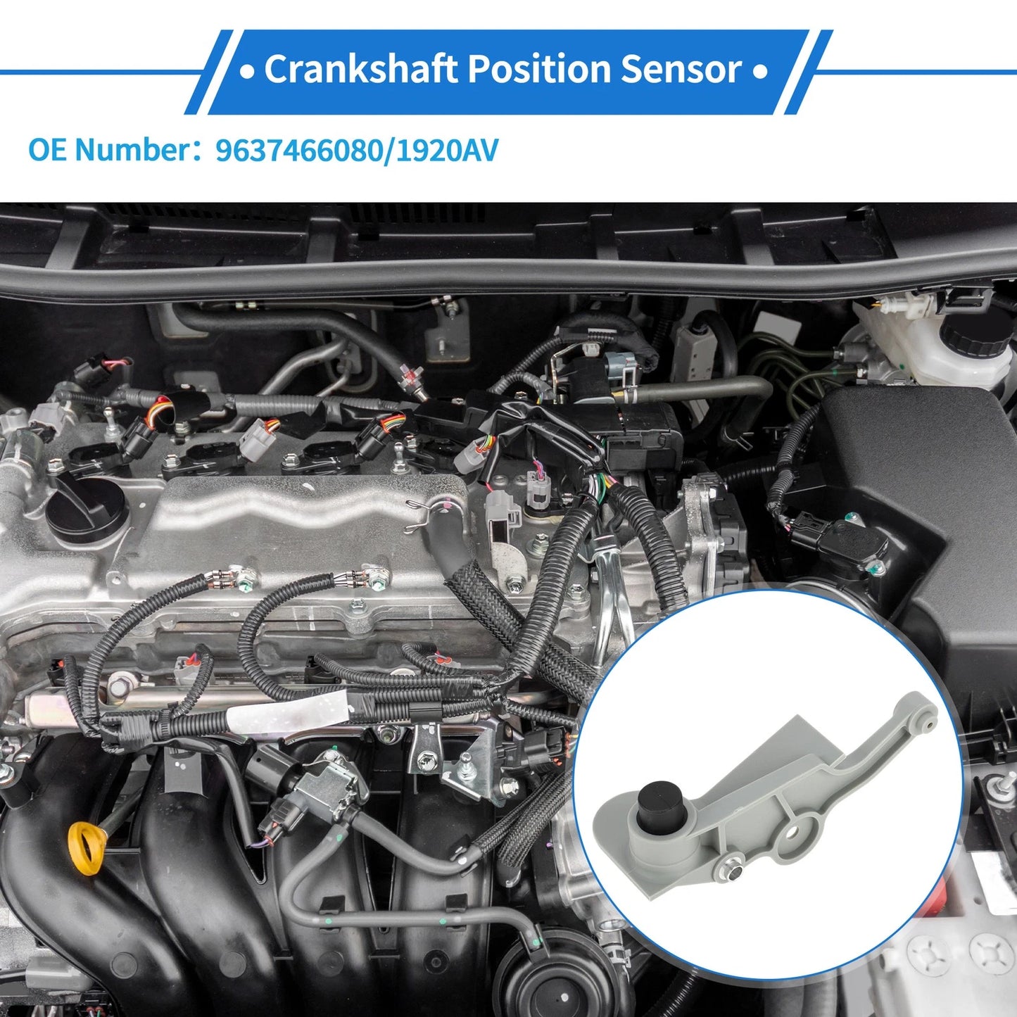 Crankshaft Position Sensor for PEUGEOT 306 Hatchback 1.6 (1993-2000)