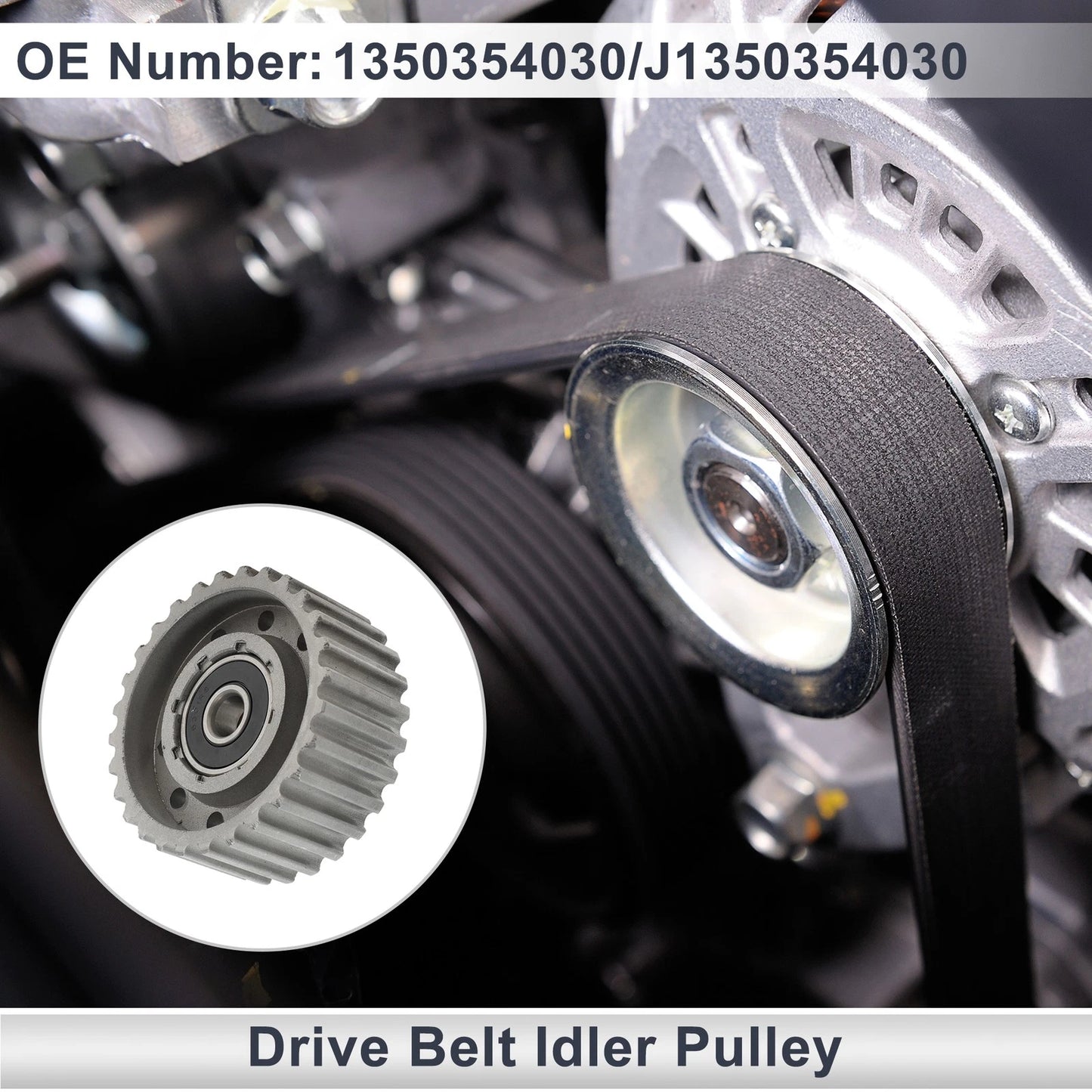 Drive Belt Idler Pulley for Toyota Land Cruiser (1985-2010) 1 Pc