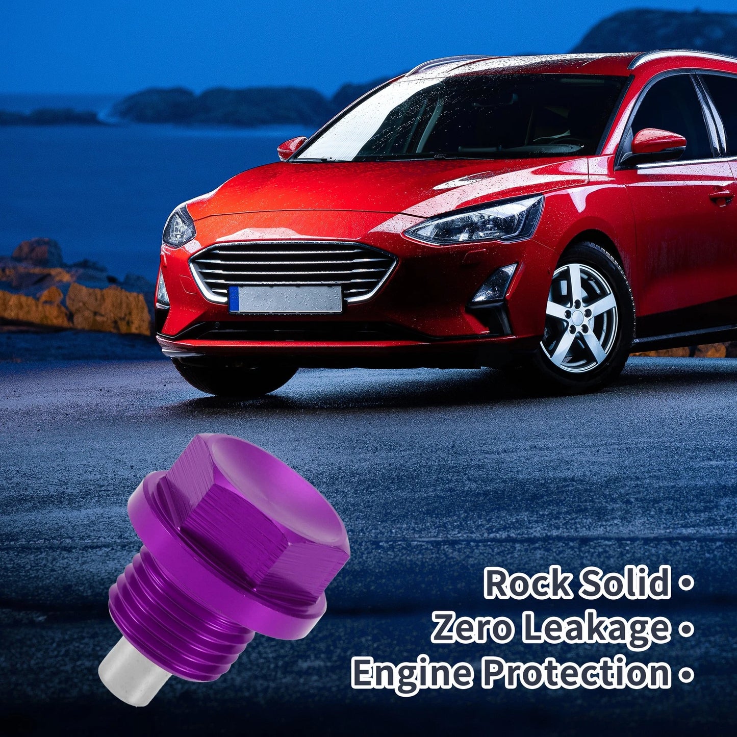 M16x1.5 Engine Oil Drain Plug with Gasket for Car Motorcycle Boat Purple