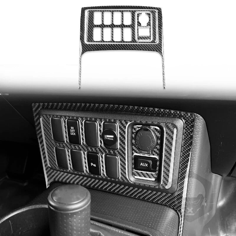 Real Carbon Fiber Interior Full Set Cover Trim for Toyota FJ Cruiser 2007-2021