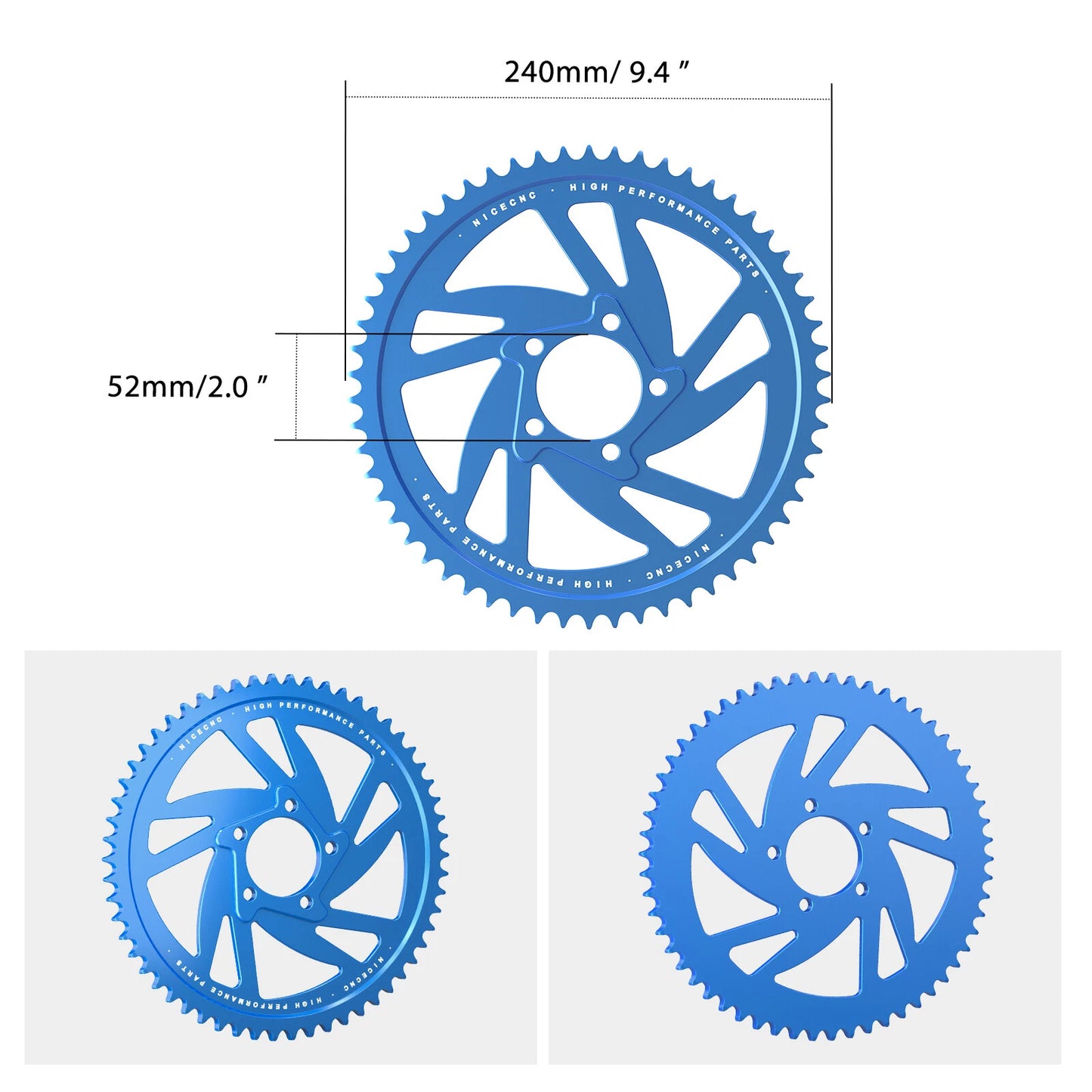 58T Rear Sprocket & Screws for Surron Light Bee X (2020-2023)