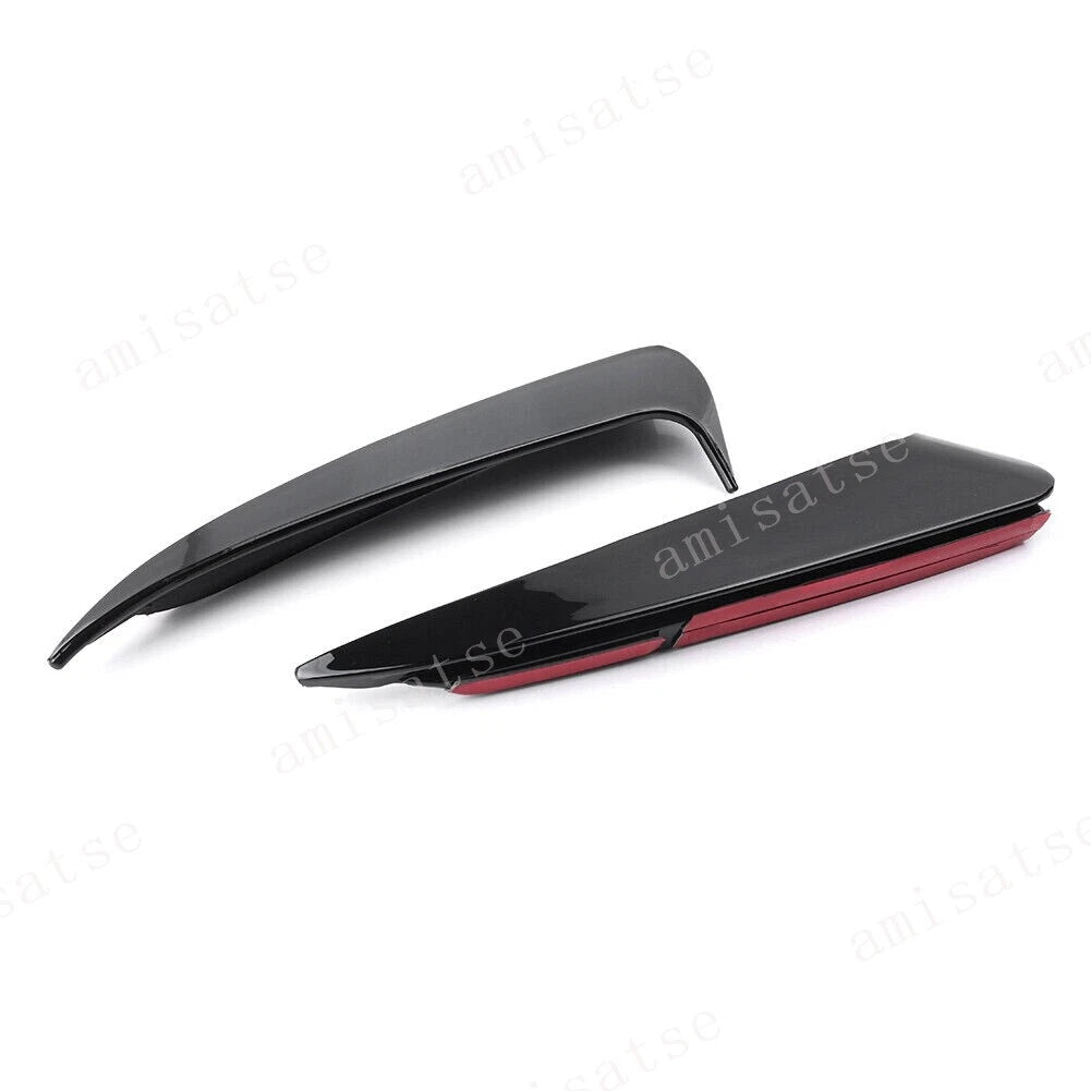 C63 Style Apron Spoiler Canard Trim for Benz W205 (2015-2021)