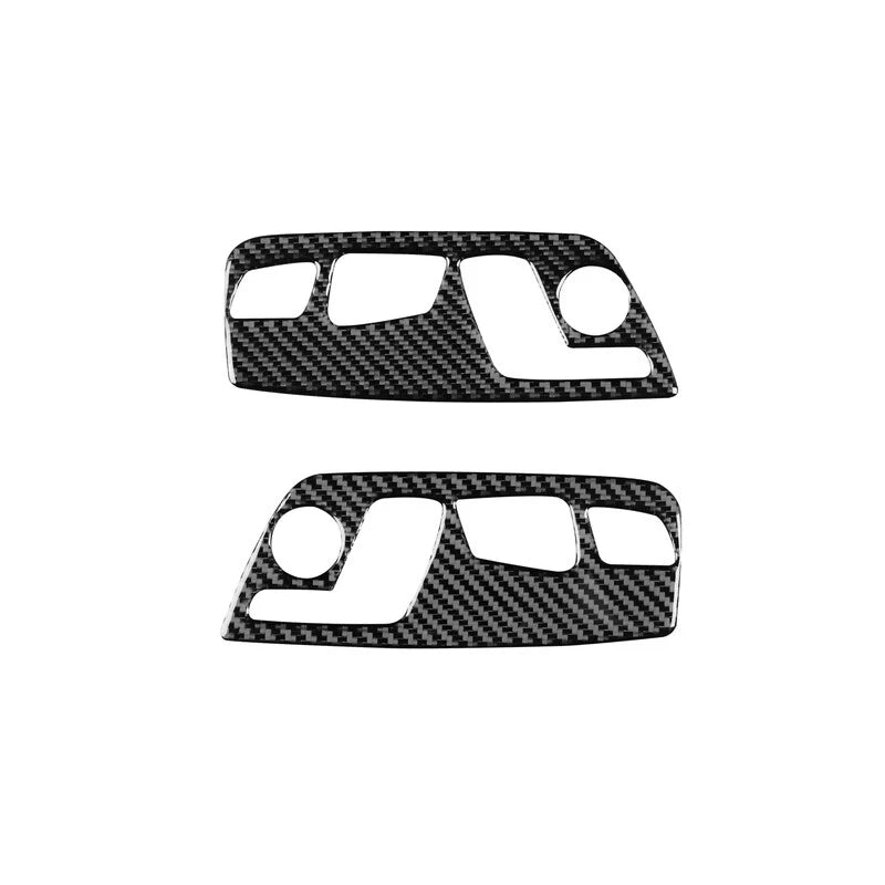 Soft Carbon Fiber Front Seat Adjust Panel Trim for BMW 7 Series G11 2016-2022