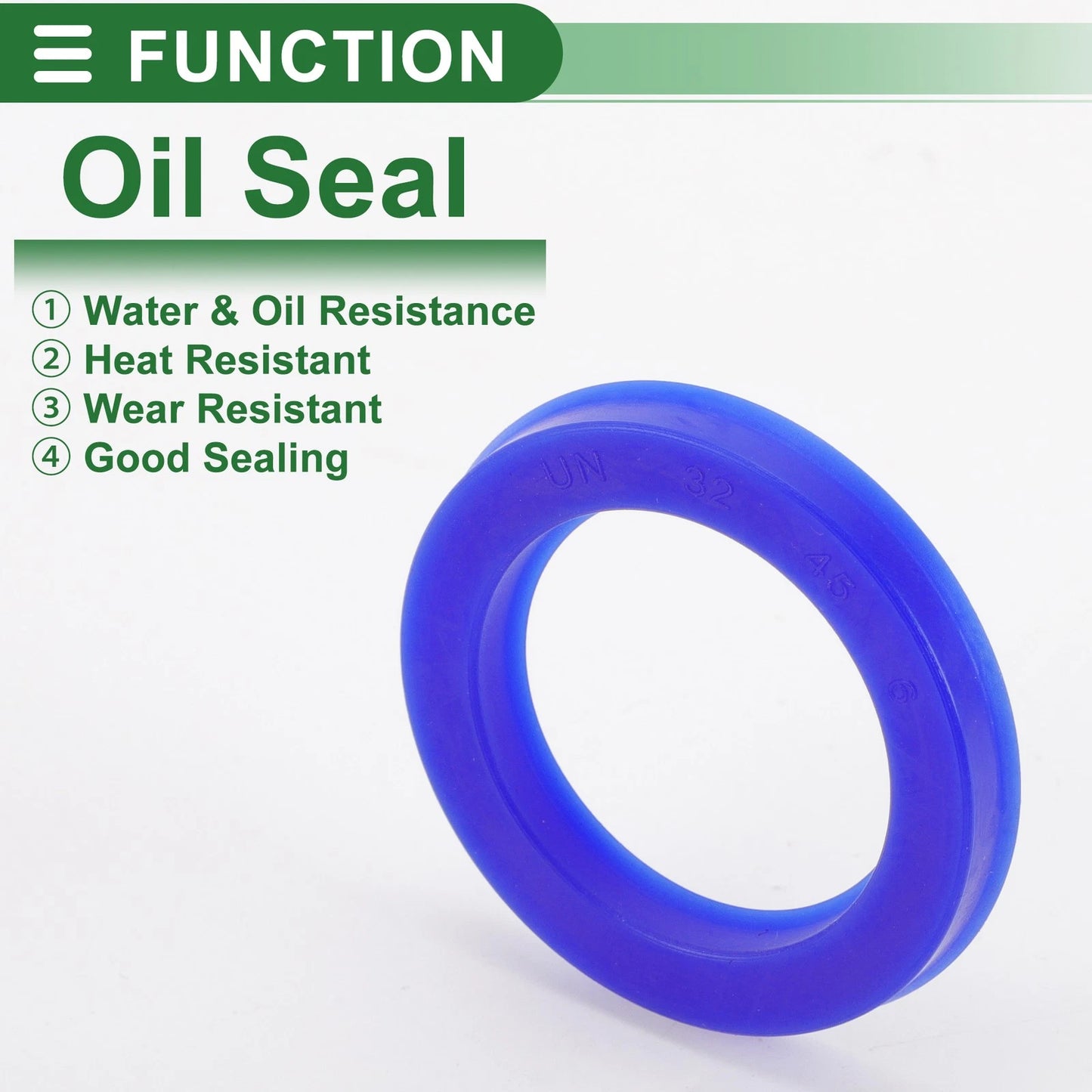 Oil Seal 32x45x6mm 5 Pcs Rotary Shaft Seal TPU High Pressure Blue