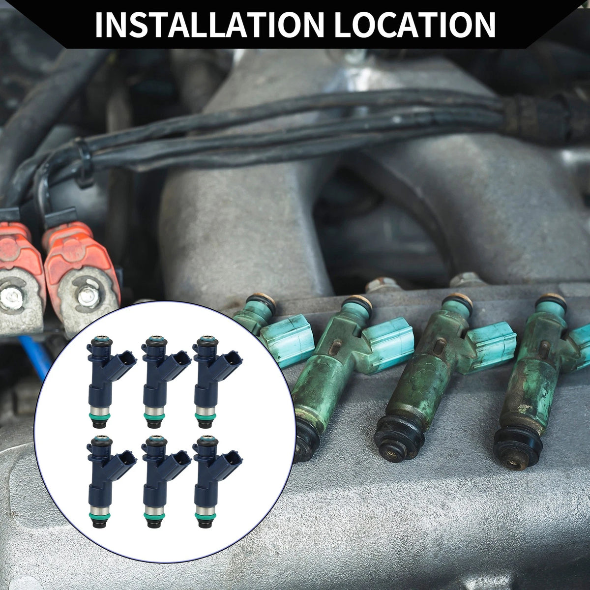 6 x Fuel Injectors for Honda Accord 3.5L (2008-2017)